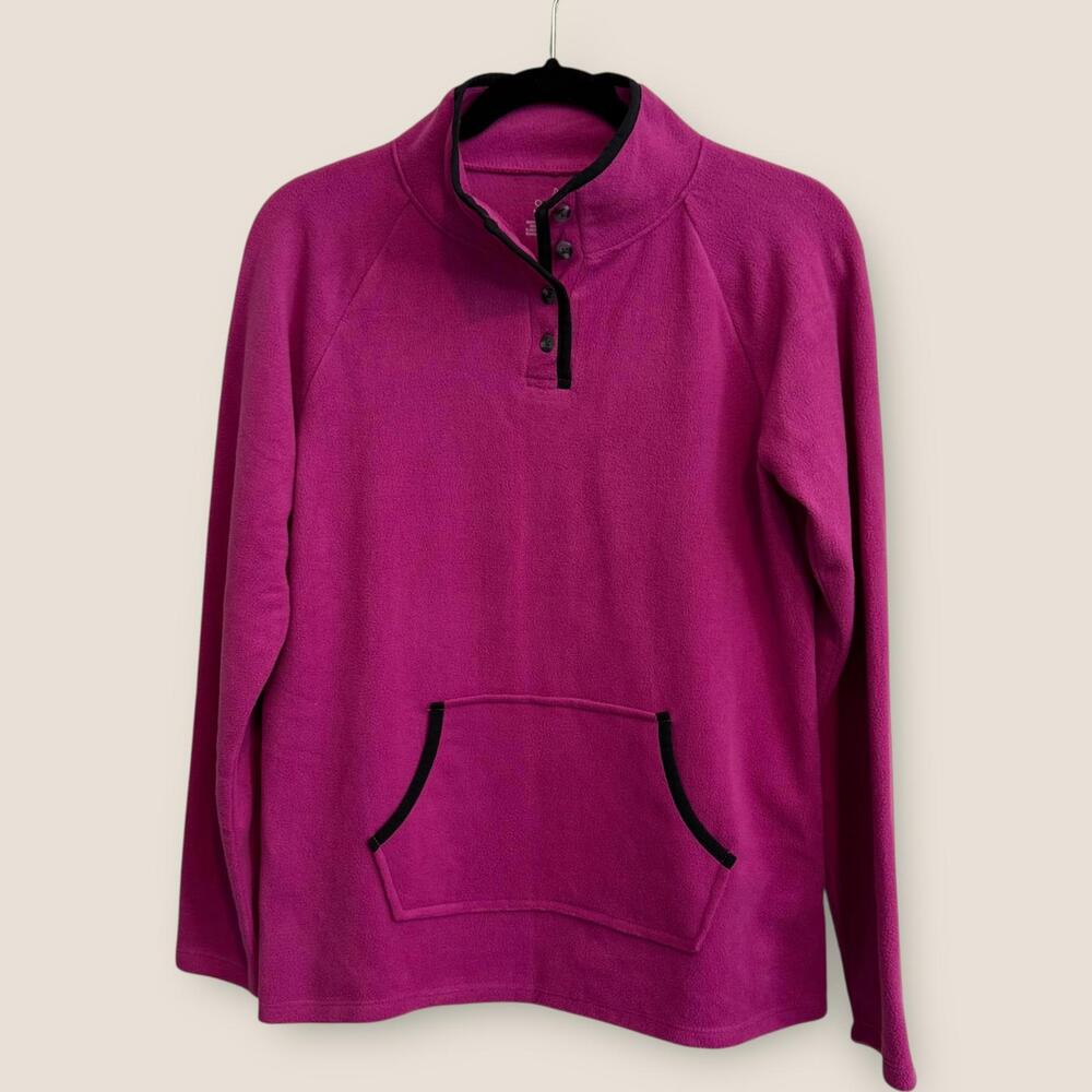 CuddlDuds Women's Fleece Pullover Sweatshirt Size Small Fall Casual Lightweight